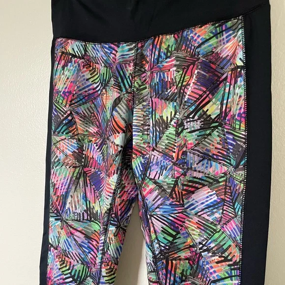 Mossimo | Black Colorful Leggings | Size Small - Picture 5 of 7